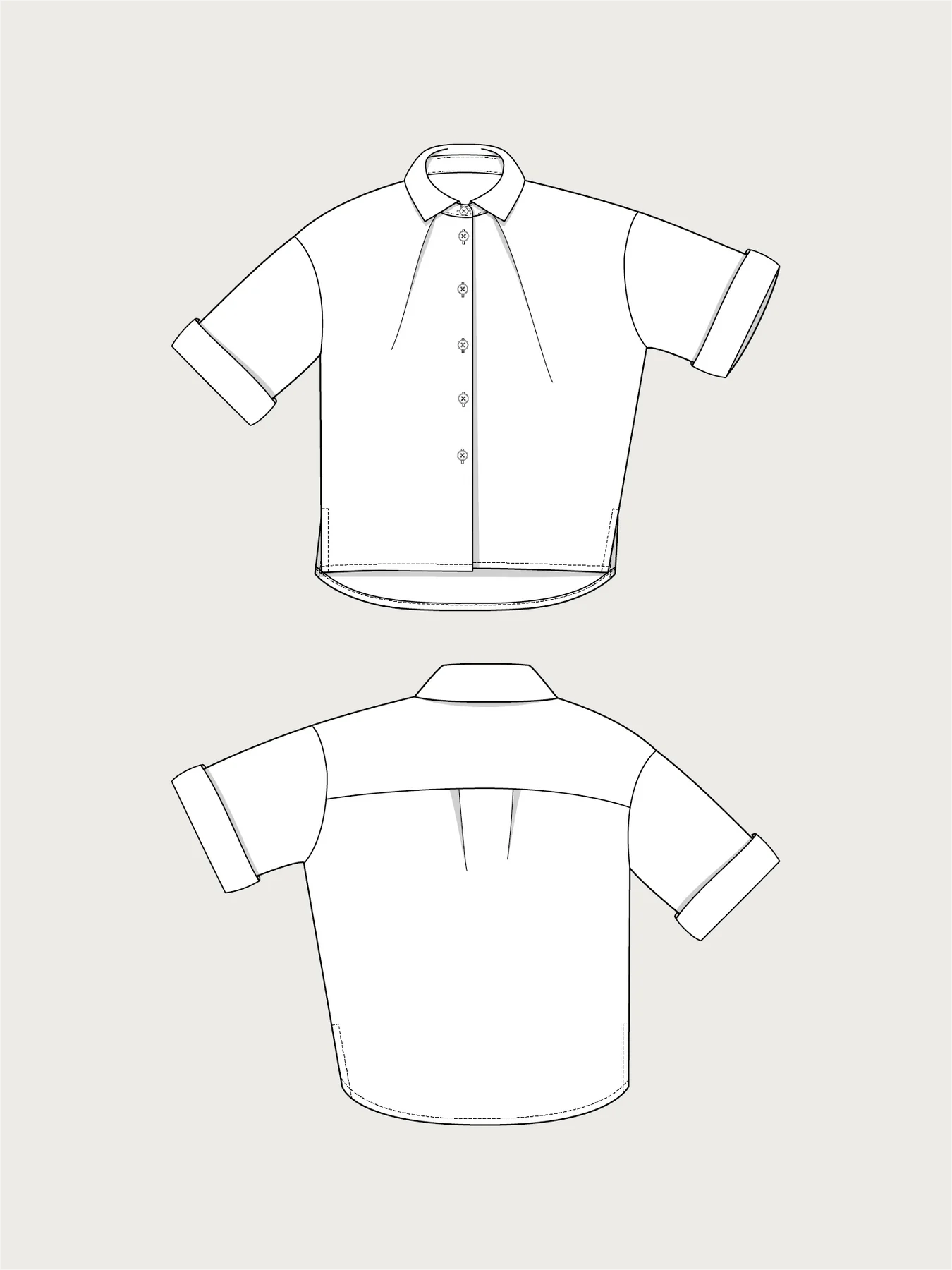 The Assembly Line - Front Pleat Shirt