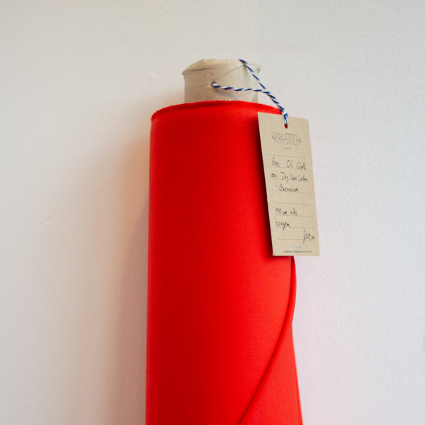 Oil Cloth - 6oz Dry Wax Cotton - Geranium