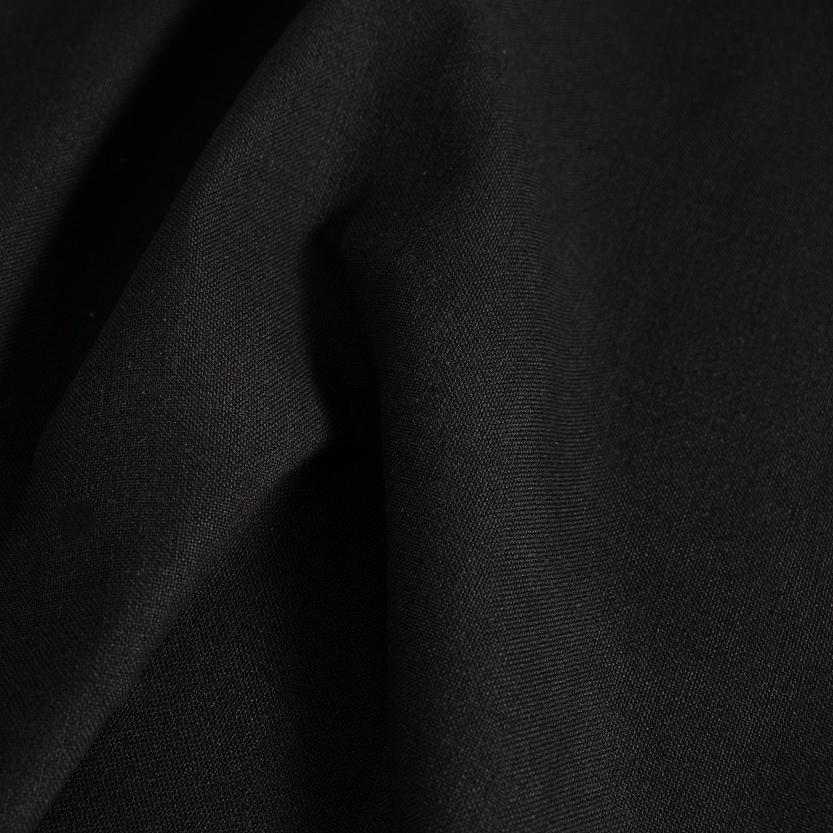 Organic Cotton - Mediumweight Handloom - Black