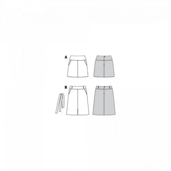 Burda 6235 - Misses Skirt Pattern In Two Lengths