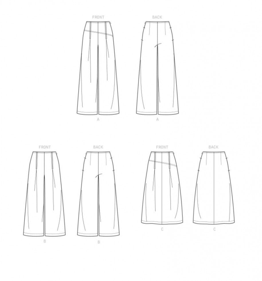 Simplicity 9181 - Cropped Trouser and Skirt