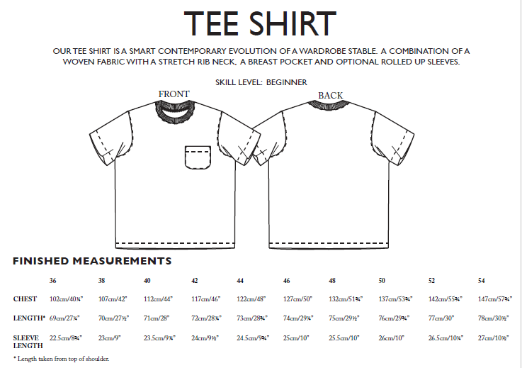 Merchant & Mills Unisex- The Tee Shirt