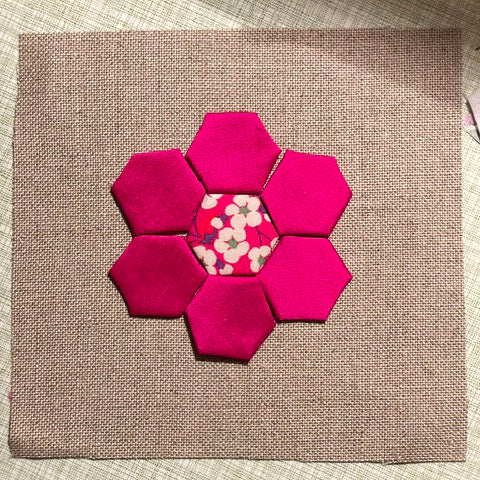 English Paper Piecing for Visible Mending with Sewing Smith