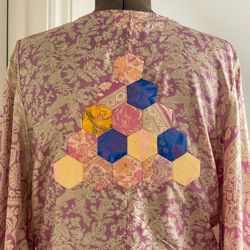 English Paper Piecing for Visible Mending with Sewing Smith