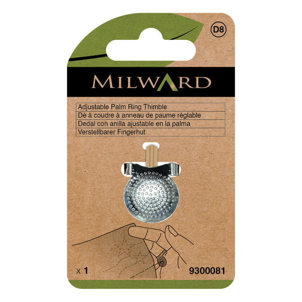 Milward - Adjustable Palm Ring Thimble