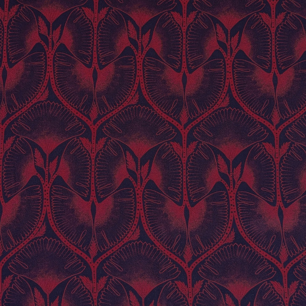 Panspermia Printed Viscose Twill - Moonflower - Night