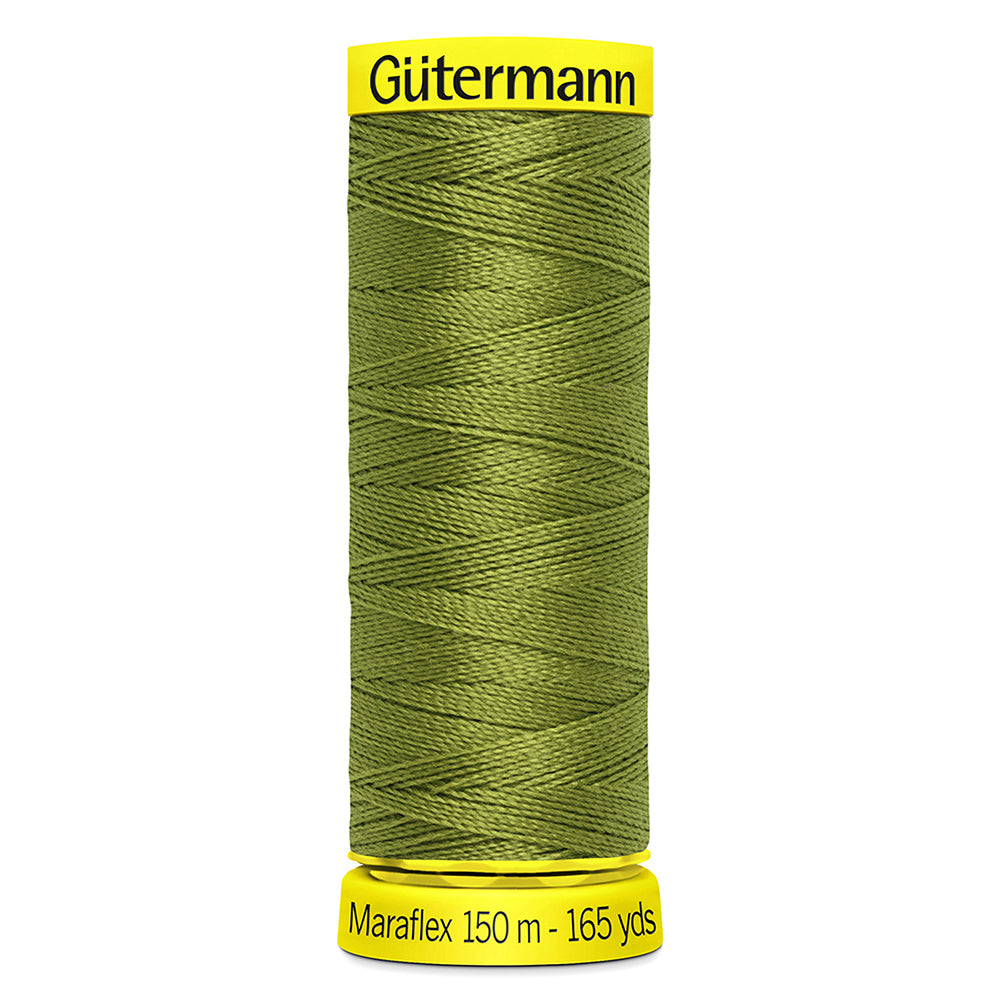 Gütermann Maraflex Elastic Sewing Thread 150m - Moss Green