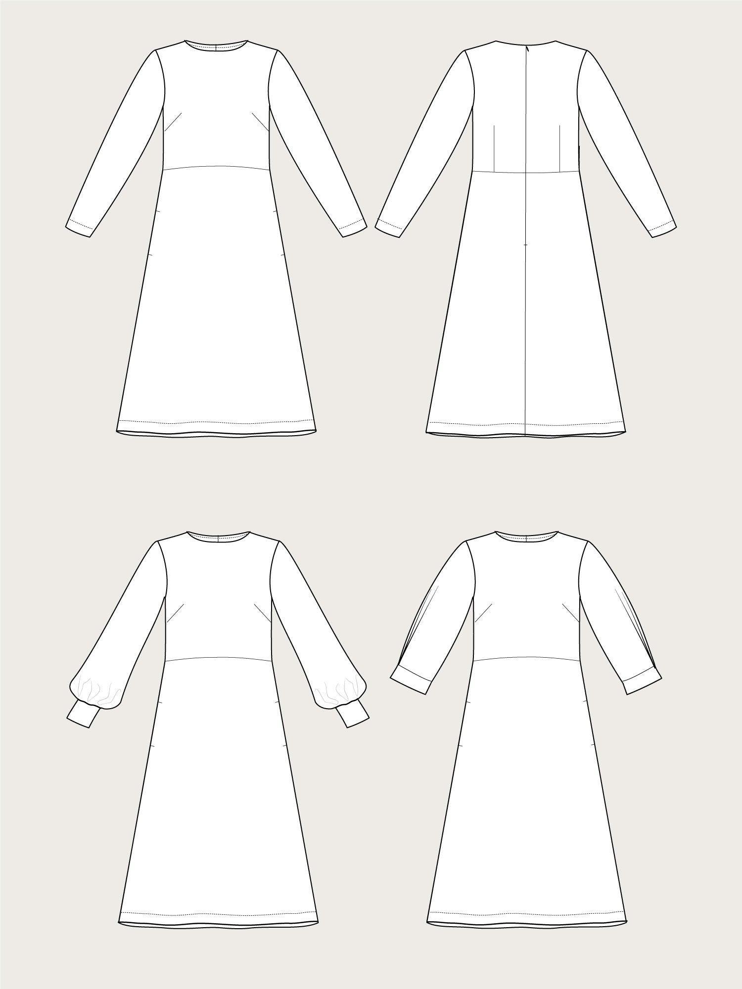 The Assembly Line - Multi-sleeve midi dress