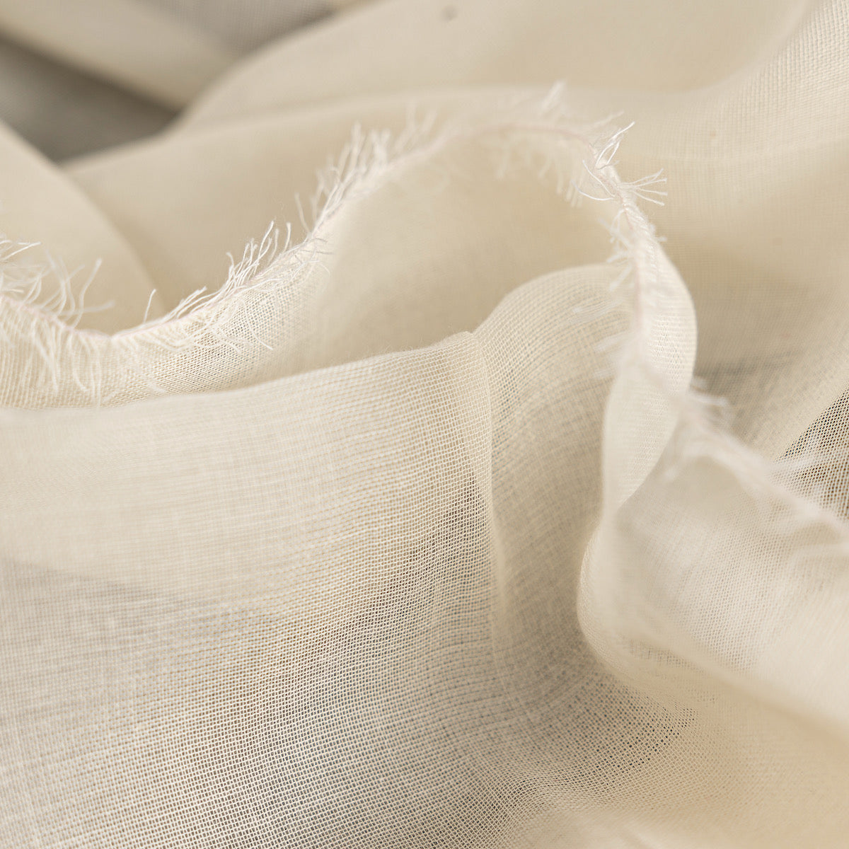 Organic Cotton Unbleached Muslin - Natural, Plain Fabric