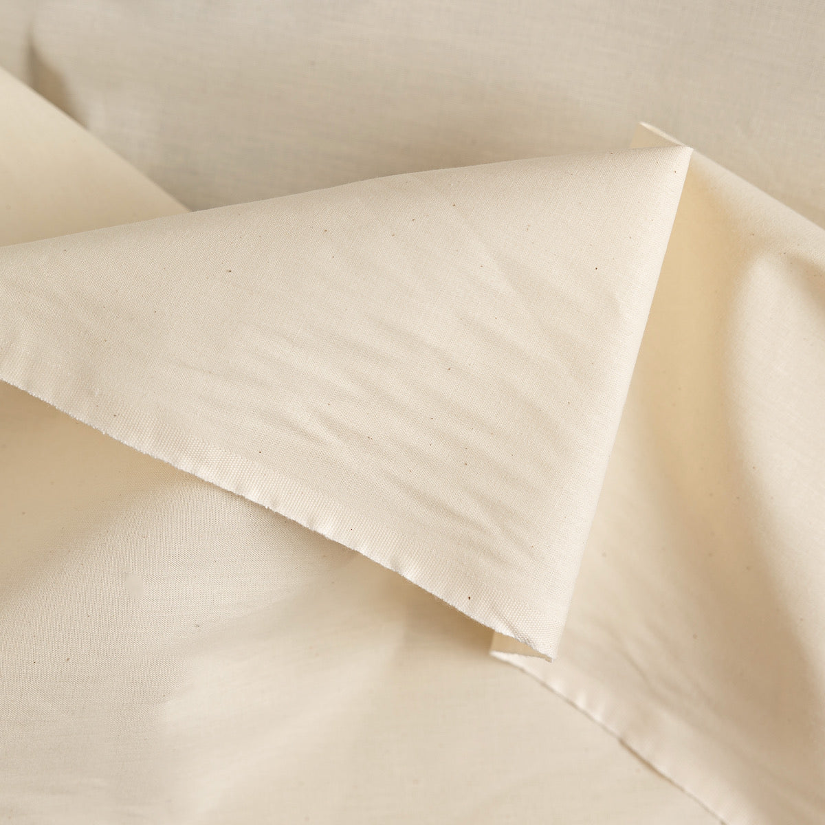 Organic Cotton Raw Calico - Natural/Undyed