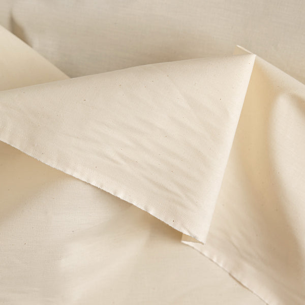 Organic Cotton Raw Calico - Natural/Undyed