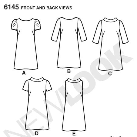 New Look 6145 - Women's Dress