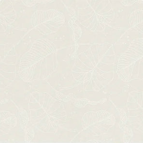 Printed Cotton Poplin - Olive You - Leaf - Cloud