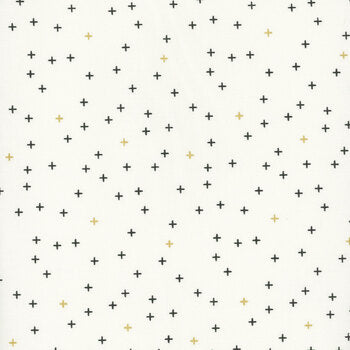 Printed Cotton Poplin - Zen Chic - Shimmer - Fizz Ecru