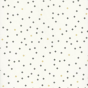 Printed Cotton Poplin - Zen Chic - Shimmer - Fizz Ecru