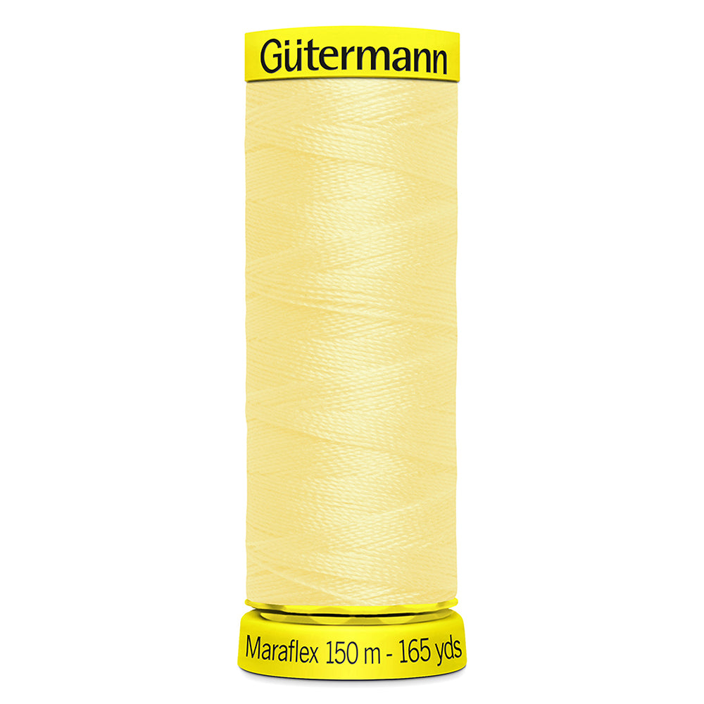 Gütermann Maraflex Elastic Sewing Thread 150m - Primrose Yellow