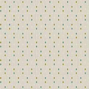 Printed Cotton Poplin - Vintage Threads - Restituto - Pistachio
