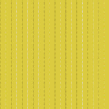 Printed Cotton Poplin - Vintage Threads - Dotted Stripe - Zest