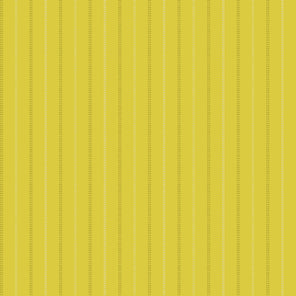 Printed Cotton Poplin - Vintage Threads - Dotted Stripe - Zest