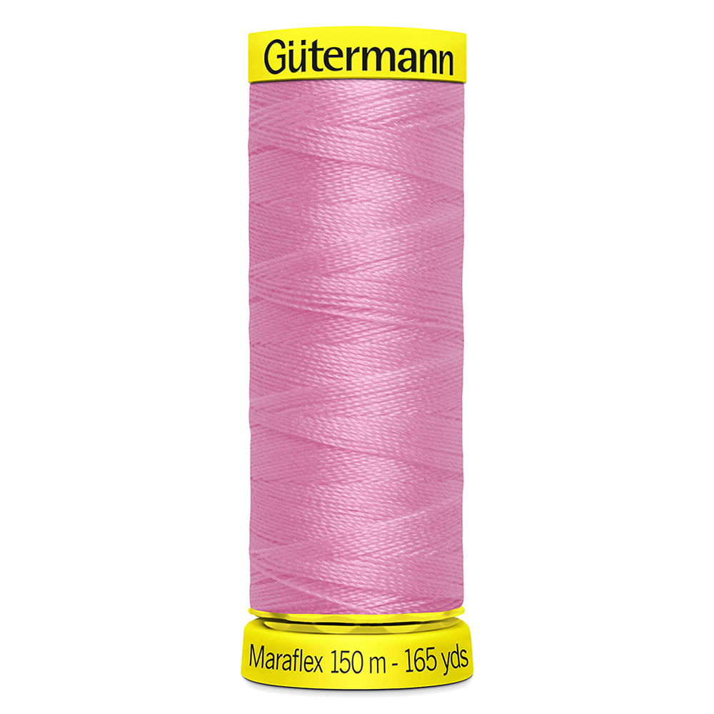 Rose Thread Gütermann Maraflex Elastic Sewing Thread 150m - Rose Pink – Ray Stitch
