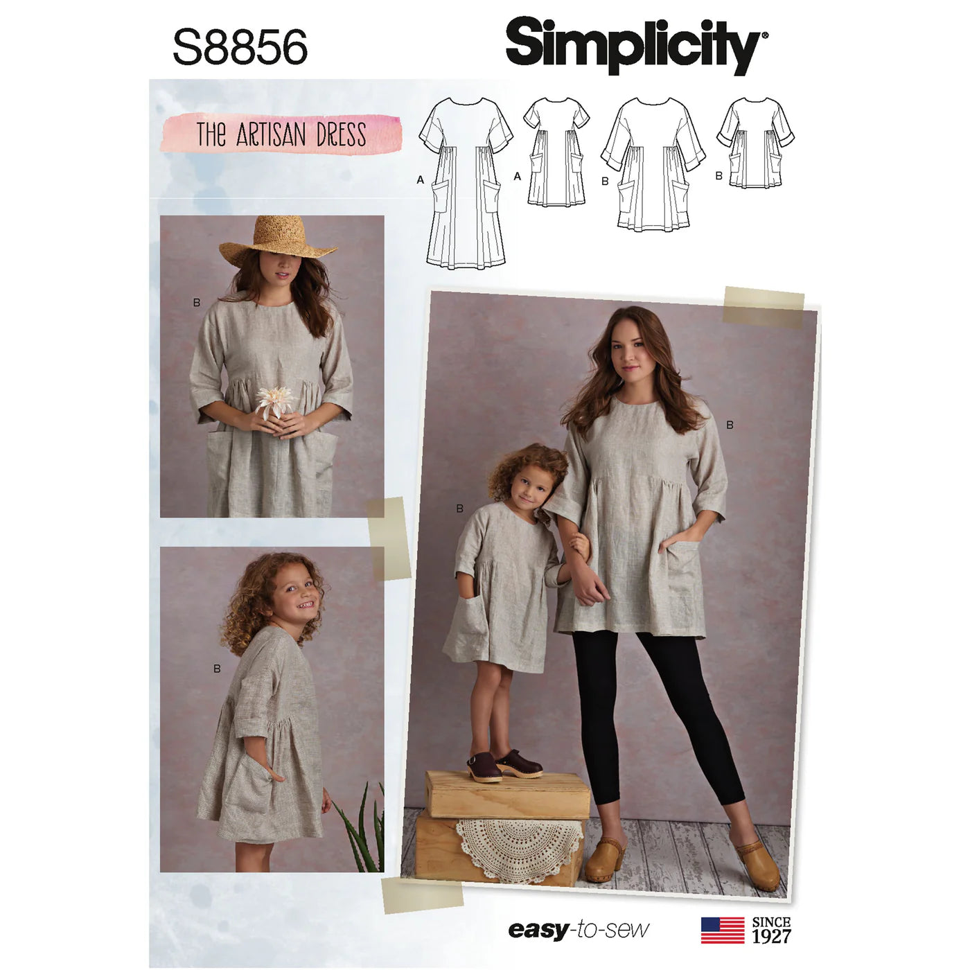 Simplicity 8856 - Dress and Tunic Sewing Pattern