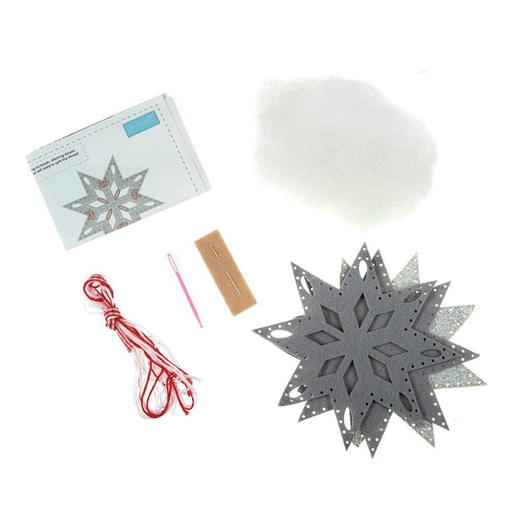 Felt Decoration Kit - Snowflake