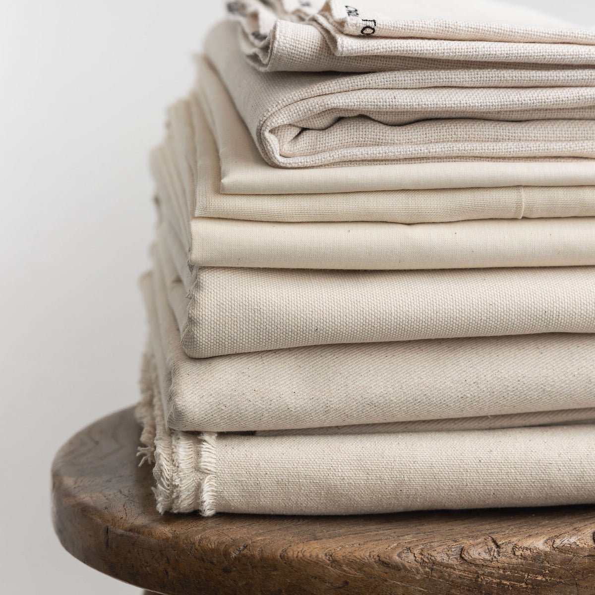 Organic Cotton Raw Calico - Natural/Undyed