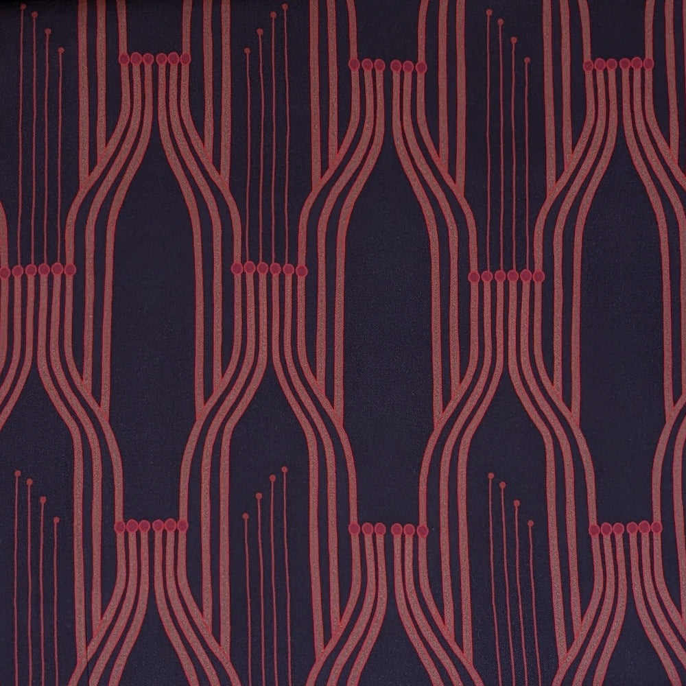 Panspermia Printed Viscose Twill - Stamen - Night