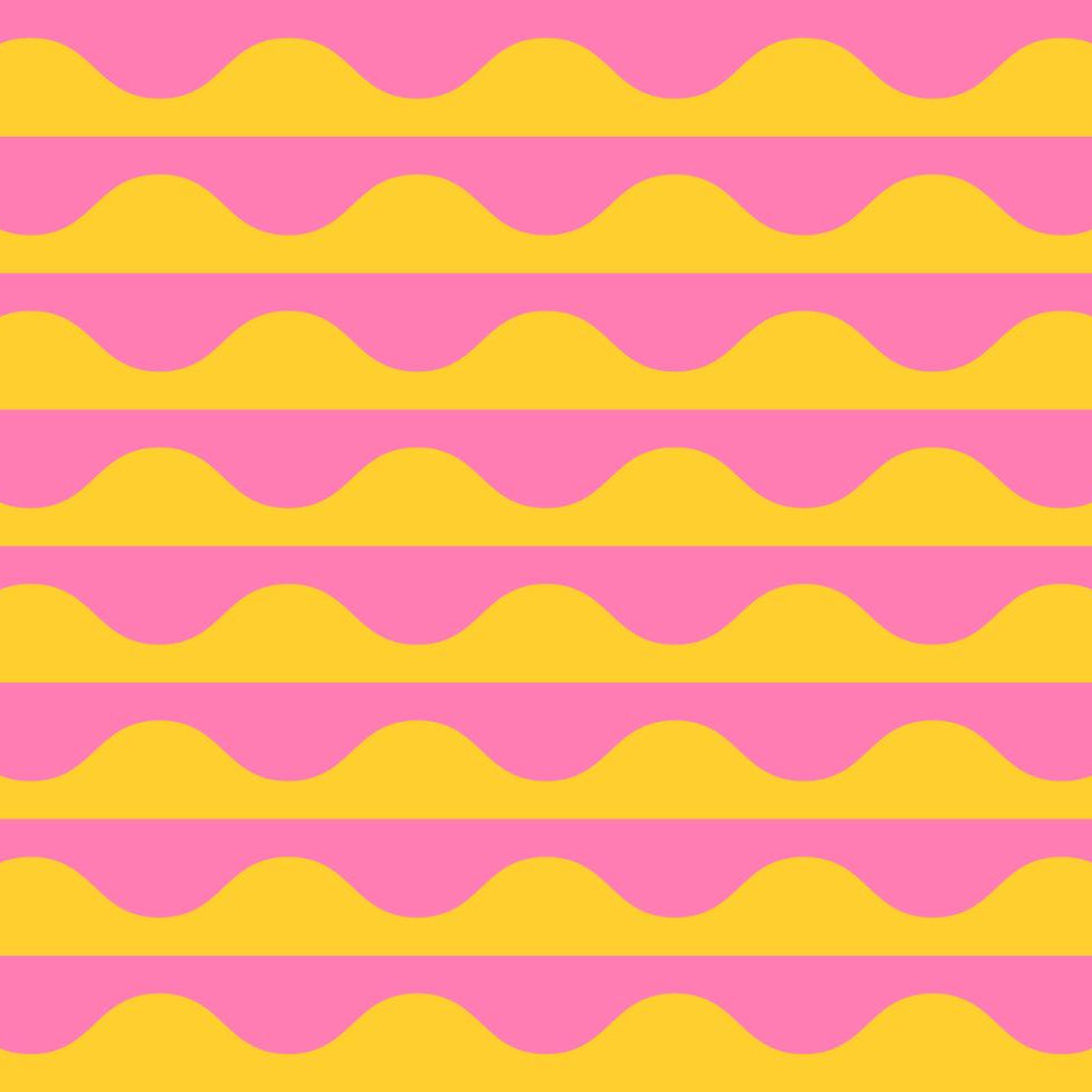 Drapey Cotton Print - Emily Van Hoff Groove - Tangerine Dream