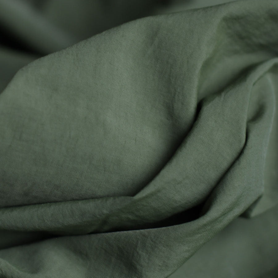 Soft-Touch Technical Taslon - Khaki