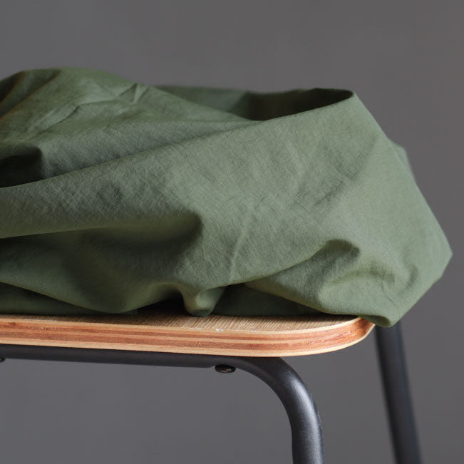 Soft-Touch Technical Taslon - Khaki