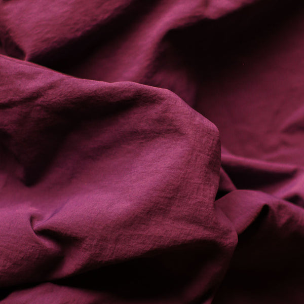 Soft-Touch Technical Taslon - Wine