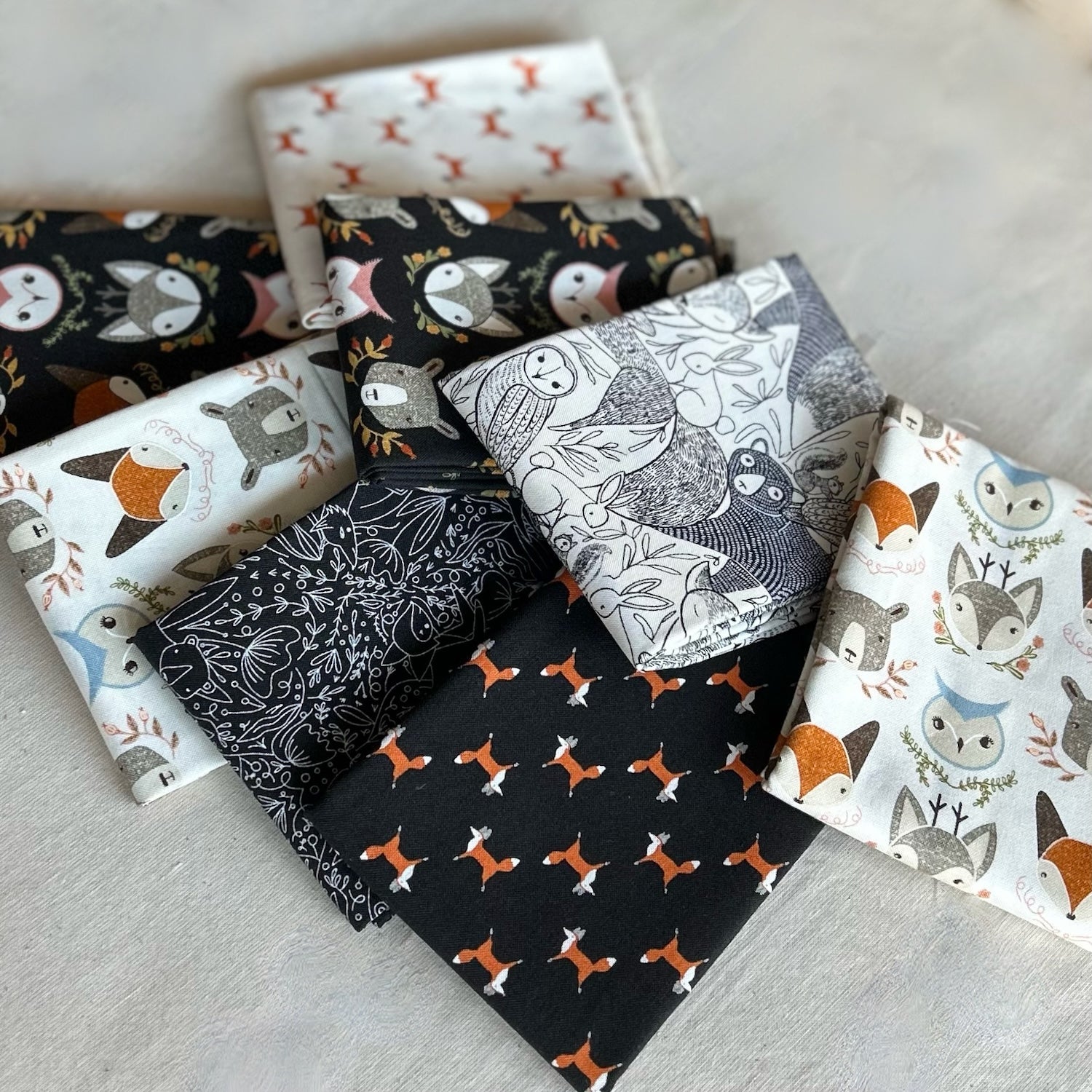 Woodland Wonder - Fat Quarter Bundle of 8