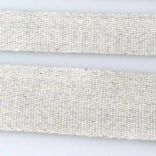 Cotton Herringbone Tape - 001 Pale Grey