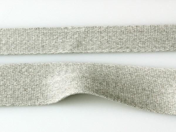 Cotton Herringbone Tape - 002 Pebble Grey