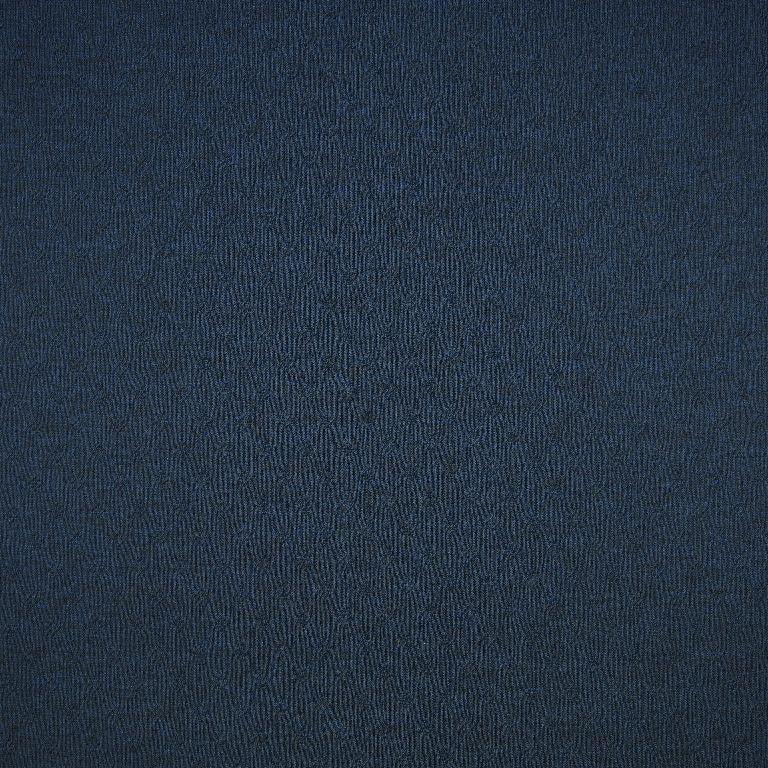Cotton Pointelle Jersey - Navy Melange
