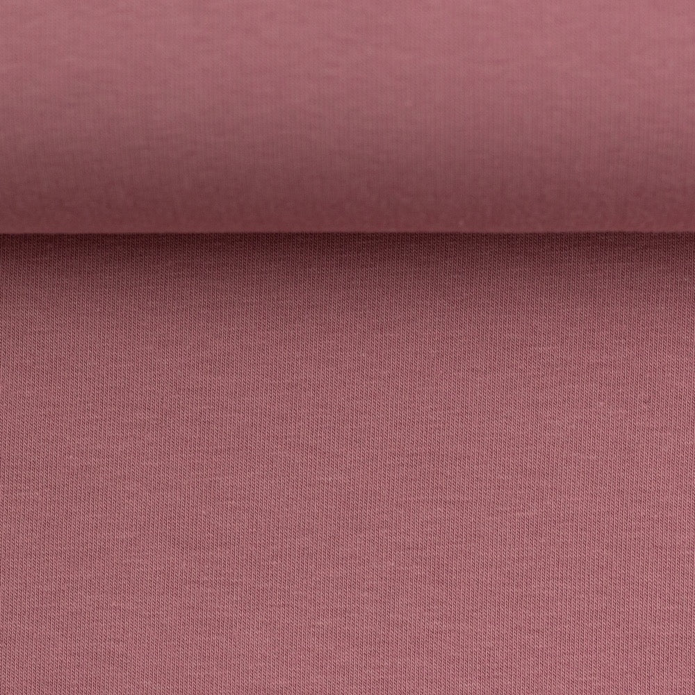 Medium Weight Cotton Terry - Ash Rose