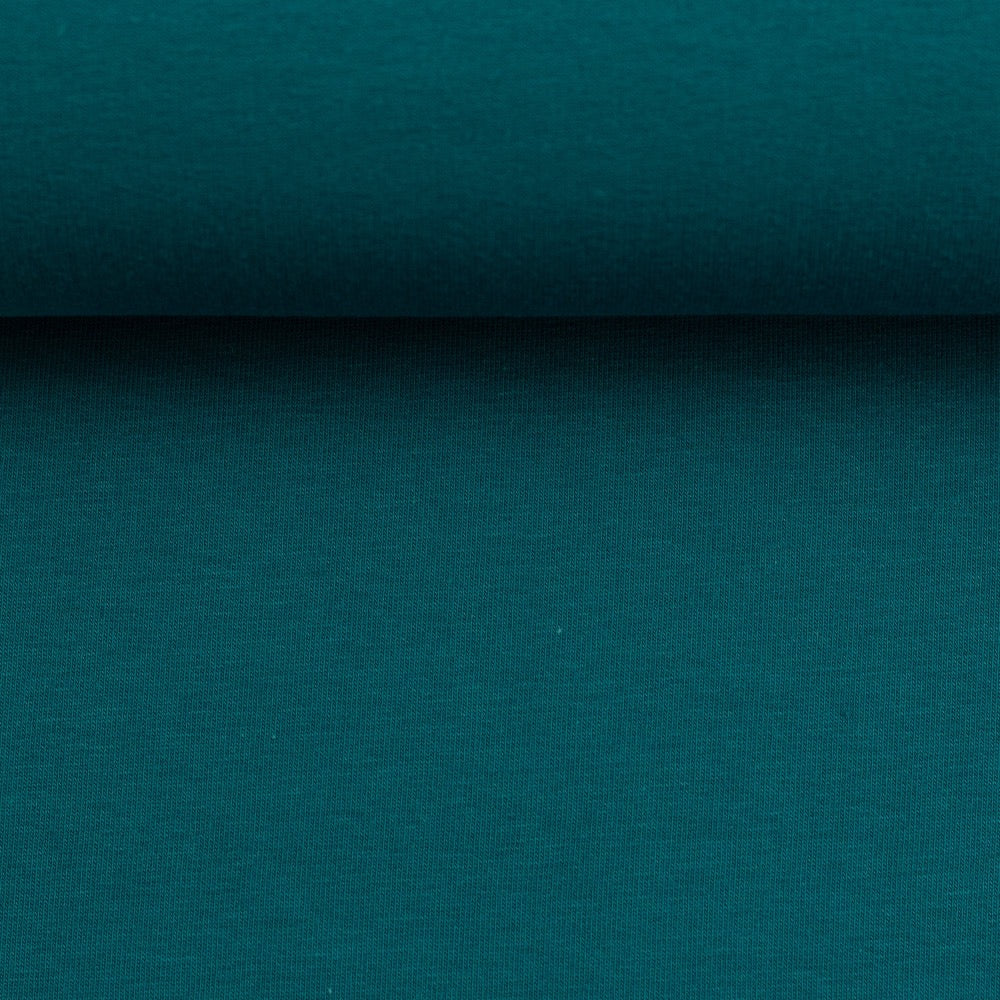 Medium Weight Cotton Terry - Teal Blue
