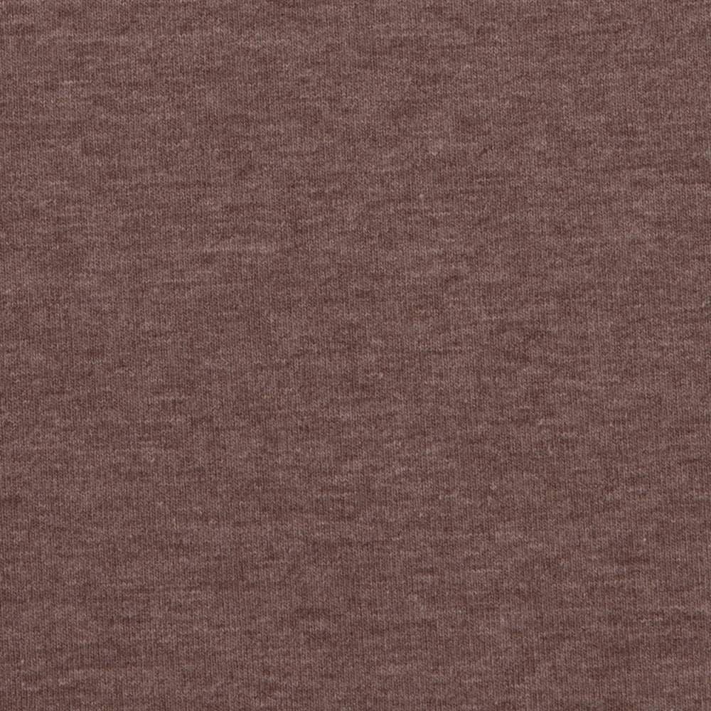 Medium Weight Cotton Terry - Acorn Brown Melange