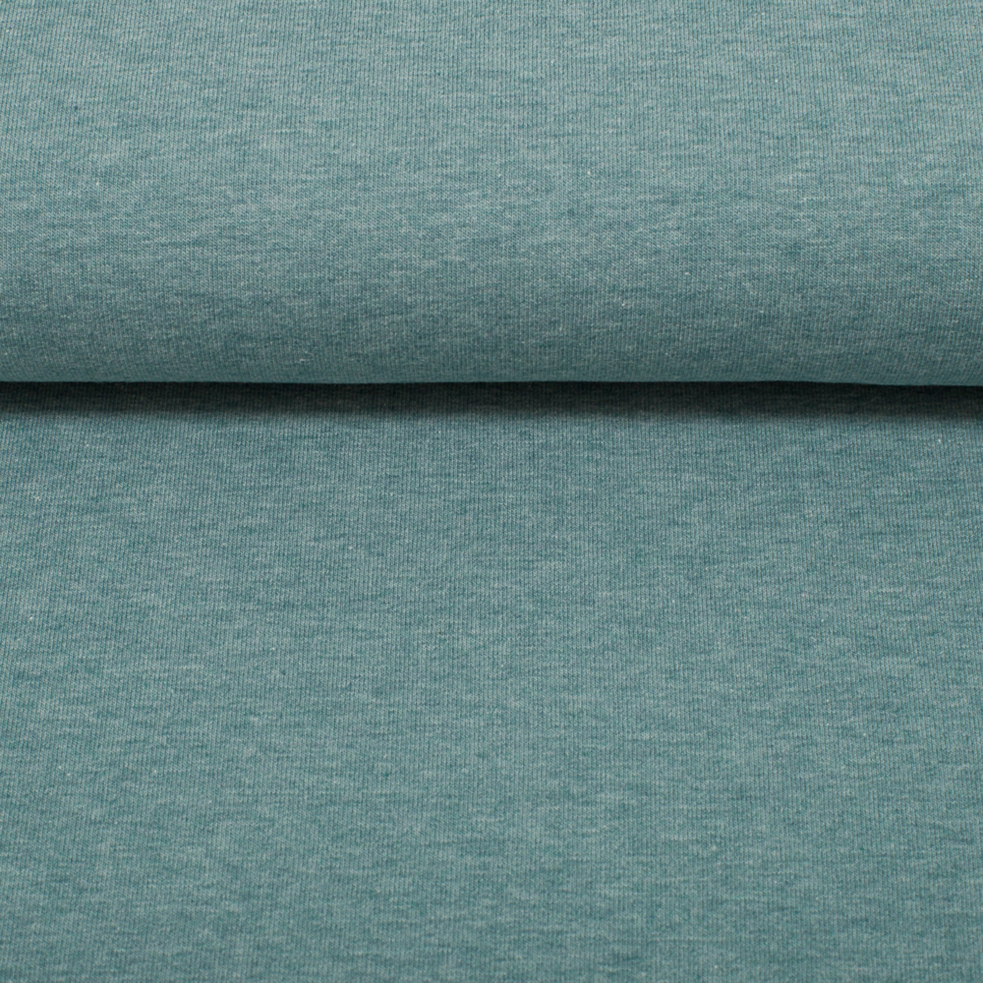 Melange Cotton Jersey - Green Grey