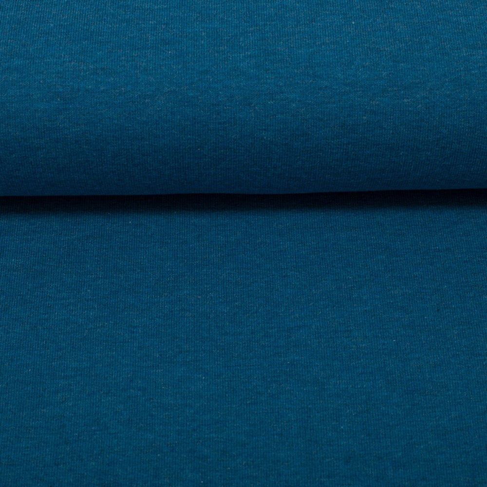 Melange Cotton Jersey - Peacock