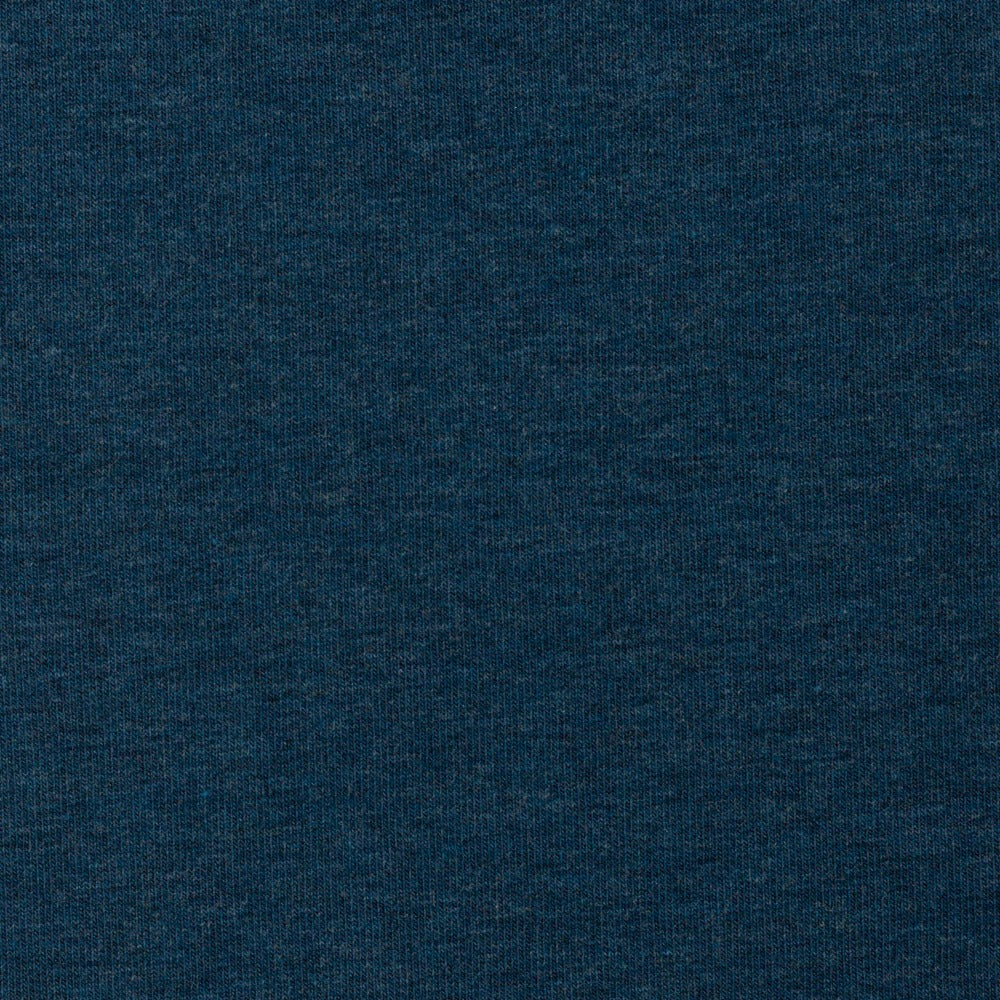 Melange Cotton Jersey - Dark Teal