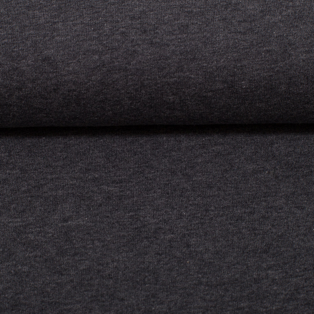 Melange Cotton Jersey - Anthracite