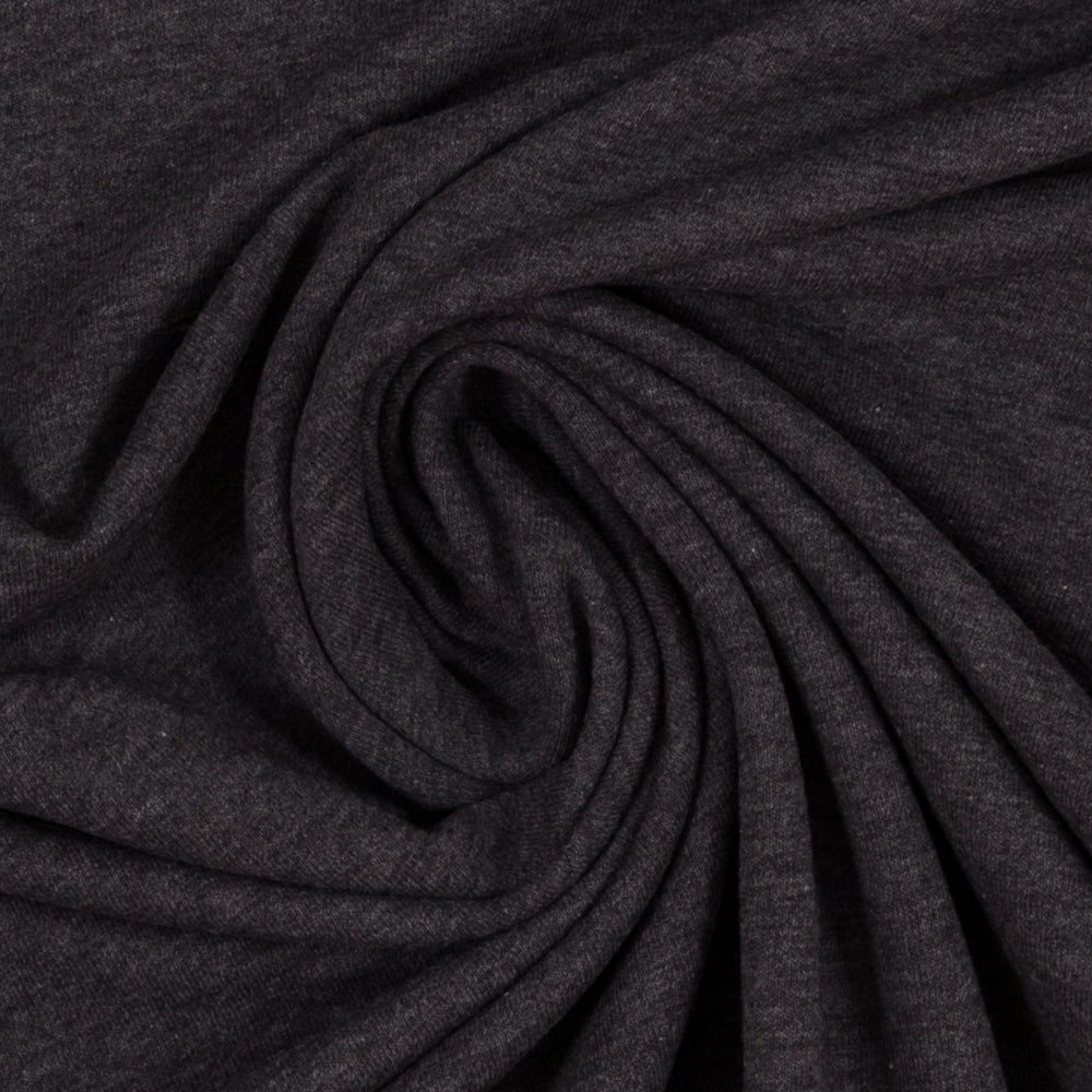 Melange Cotton Jersey - Anthracite