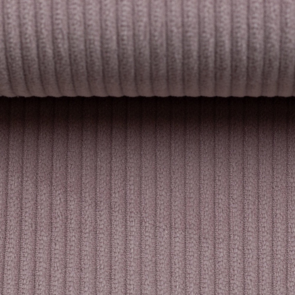 pale dusty pink jumbo cotton corduroy fabric