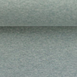 Cotton Sweatshirt Ribbing - Mint Melange