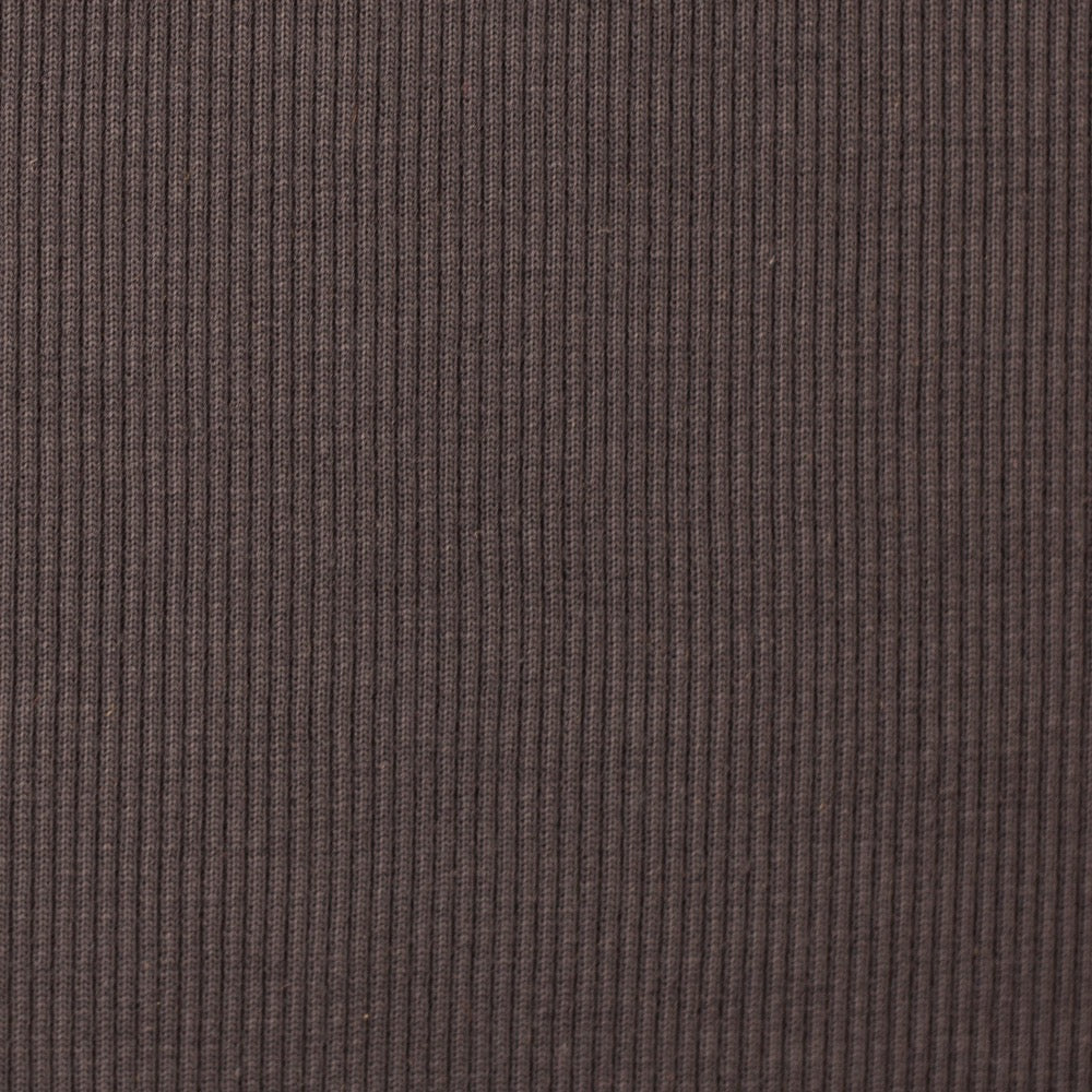 Cotton Sweatshirt Ribbed Cuffing - 285 Dark Grey