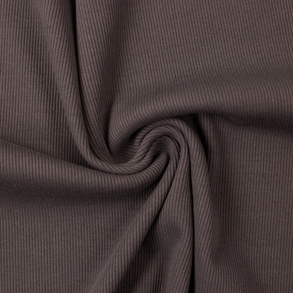 Cotton Ribbing - 285 Dark Grey