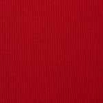Cotton Sweatshirt Ribbed Cuffing - 338 Deep Red
