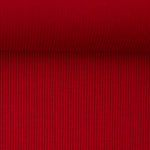 Cotton Sweatshirt Ribbed Cuffing - 338 Deep Red